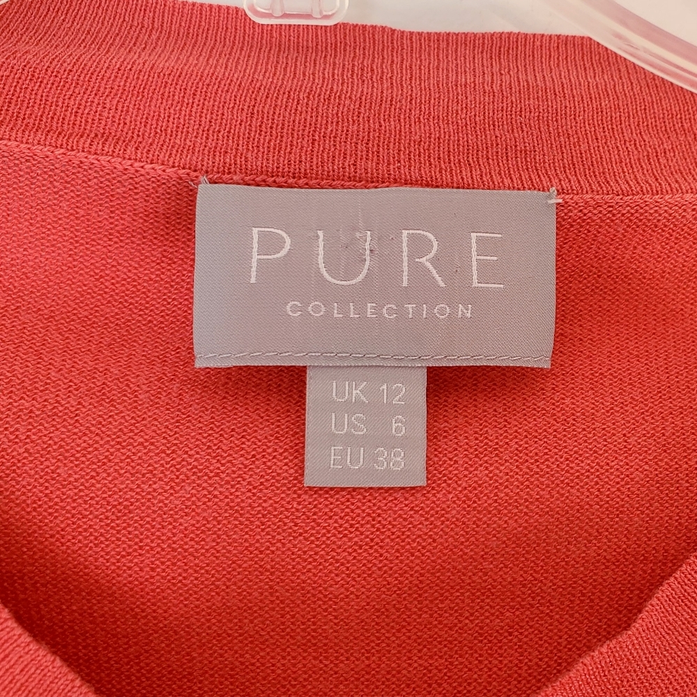 Pure Collection Silk Button Cardigan - Picture 5 of 10